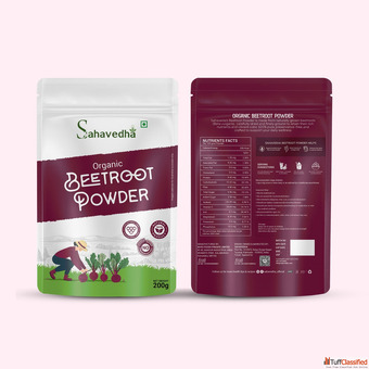 Buy 100 Natural Moringa Beetroot Powders Online from Sahavedha