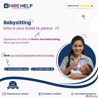 Best Nanny Services in Gurgaon Hirehelpz.com