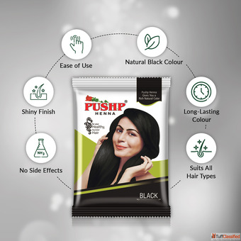 Pushp Henna Kali Mehandi - Natural Black Hair Henna