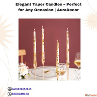 Elegant Taper Candles - Perfect for Any Occasion AuraDecor