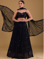 Elegant Black Lehenga Collection - Diwali 50 Discount