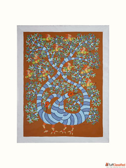 Shop Beautiful Gond Art Peacock Paintings Swadesh Online