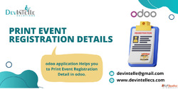 Print Event Registration Details in Odoo