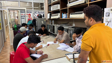 Join AC Mechanical Repairing Course Practical Training in Delhi