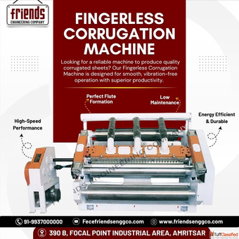Buy Fingerless Corrugation Machine - Energy Saving Durable