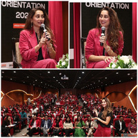 Anusha Dandekar Inspires Students at AAFT Orientation 2025