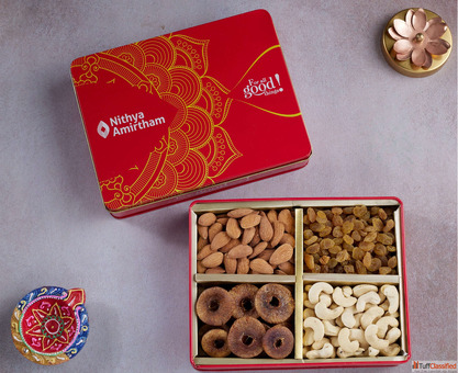 Assorted Premium Dry Fruits for Deepavali - Nithya Amirtham