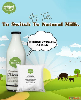 Pure Buffalo Milk A2 Buffalo Milk in Kolhapur - Vatsalya Farms