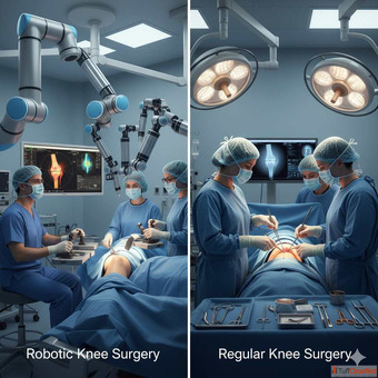 Which is better Robotic Knee Surgery or Regular Surgery