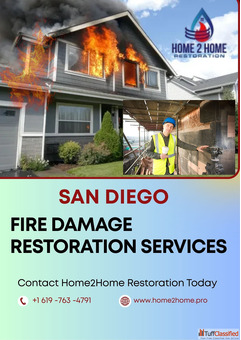 Fire Damage Restoration Services in San Diego Home2Home
