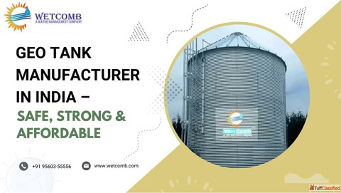 Geo Tank Manufacturer in India - Safe Strong Affordable