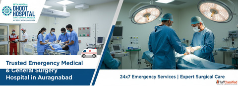Dhoot Hospital - Trusted Emergency Medical Services and General Surgery Hospital in Chhatrapati Samb