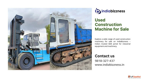 Used Construction Machine for Sale - IndiaBizzness B2B Portal