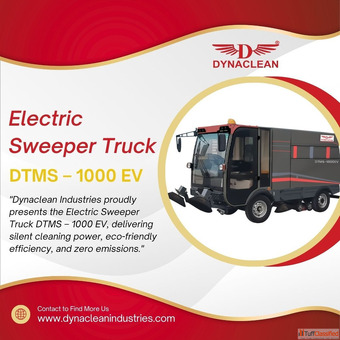 Advanced Cleaning Revolution with Dynaclean Industries Eco-Smart Electric Sweeper Truck