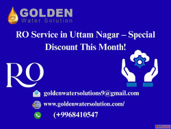 RO Service in Uttam Nagar - Special Discount This Month