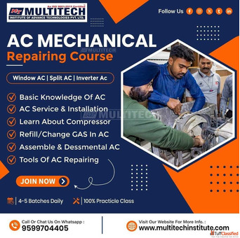 Professional AC Mechanical Repairing Course with Practical Training