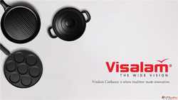 Square non stick grill pan under 1000 at Visalam Cookwares