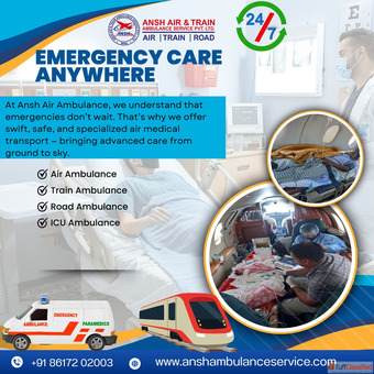 Travel Become Easy By Ansh Air Ambulance Services In Darbhanga In Emergencies