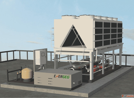 Adiabatic Cooling System for Chillers