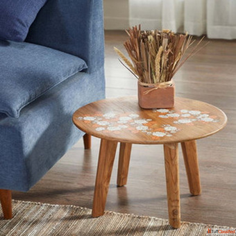 Shop Teak Wood Side Tables Wooden Furniture Swadesh