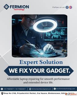 Reliable HP Laptop Repair in Bhubaneswar - Fermion Technology