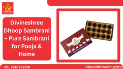 Divineshree Dhoop Sambrani - Pure Sambrani for Pooja Home