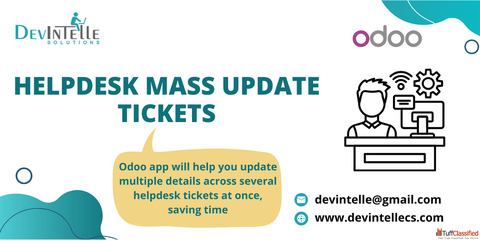 Helpdesk Mass Update Tickets in Odoo