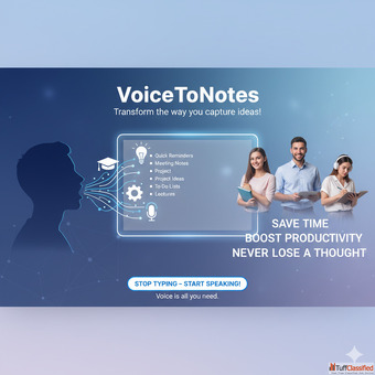 VoiceToNotes Turn Your Voice Into Instant Ideas