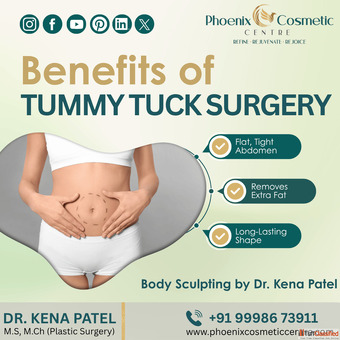 Get a Sculpted Body with Tummy Tuck Surgery in Ahmedabad