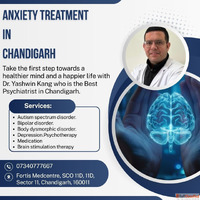 Dr. Yashwin Kang is a renowned psychiatrist in Chandigarh