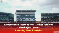 R. Premadasa Stadium History Pitch Match Insights