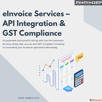 eInvoice Services - API Integration GST Compliance