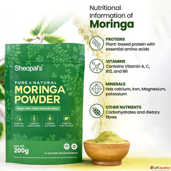 Boost Immunity Energy Naturally with Sheopals Moringa Powder
