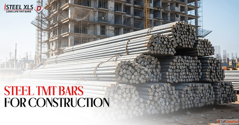 Steel TMT bars for construction