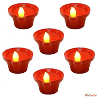LED Diya with Water Sensor Battery Powered For Diwali pack o...