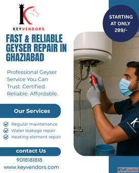 Professional Geyser Repair in Ghaziabad - Guaranteed Service - Keyvendors