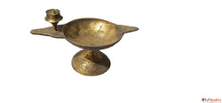Diyajot Medium size Brass Gold
