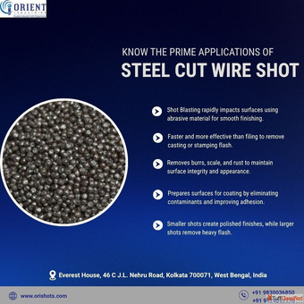 Reliable Cut Wire Shot for Blasting and Peening Orient Industries