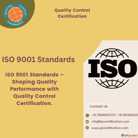 ISO 9001 Standards Quality Control Certification