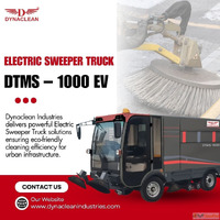 Dynaclean Industries delivers Electric Sweeper Truck DTMS-10...