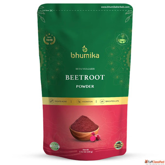 Pure Beetroot Powder for Natural Pink Lip Face Glow