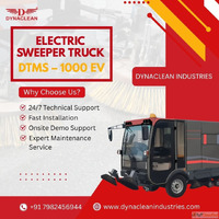 A Small Electric Sweeper Truck for Narrow Streets Is Introdu...