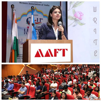 Astha Gill Conducts Transformative Workshop at 11th Global Literary Festival Noida 2025