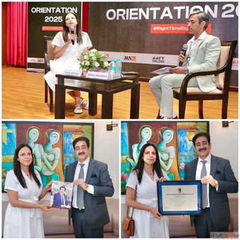 Marwah Studios Hosts Payal Pratap Singh for AAFT Fashion and Design Orientation