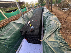 Rainwater harvesting pit