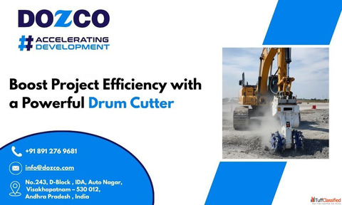 Boost Project Efficiency with a Powerful Drum Cutter
