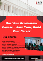 Complete Graduation in One Year UGC Approved