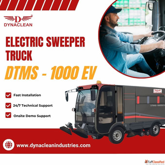 For contemporary municipal needs Dynaclean Industries produces dependable electric sweeper trucks