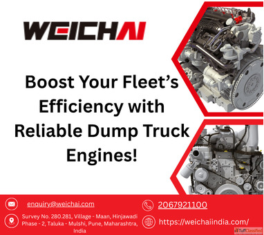 Boost Your Fleet's Efficiency with Reliable Dump Truck Engines