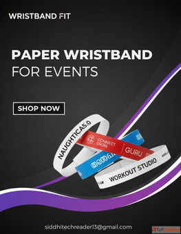 Paper Wristbands for Events in Mumbai - Wristband Fit